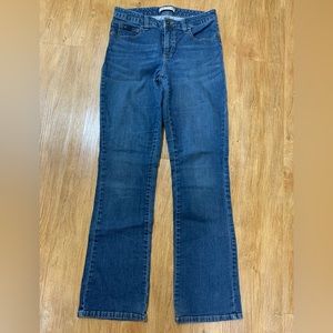 Lee Women's Sz 8M Slender Secret Lower On the Waist Bootcut Denim Jeans